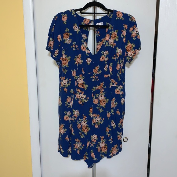 Pants - Floral romper